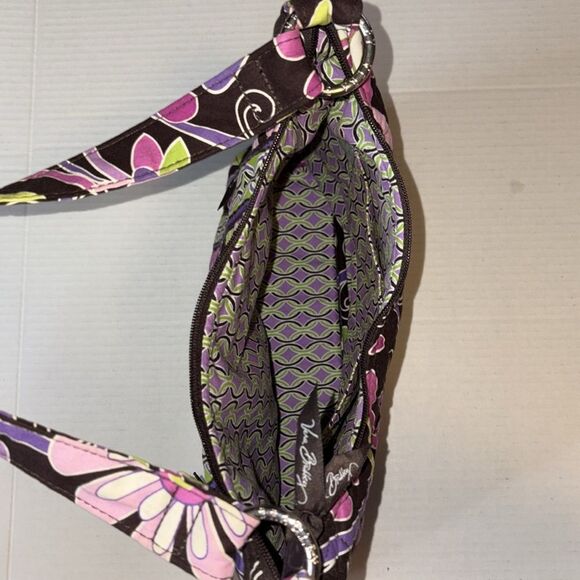 Vera Bradley cotton coral pink and dark brown - Picture 4 of 5